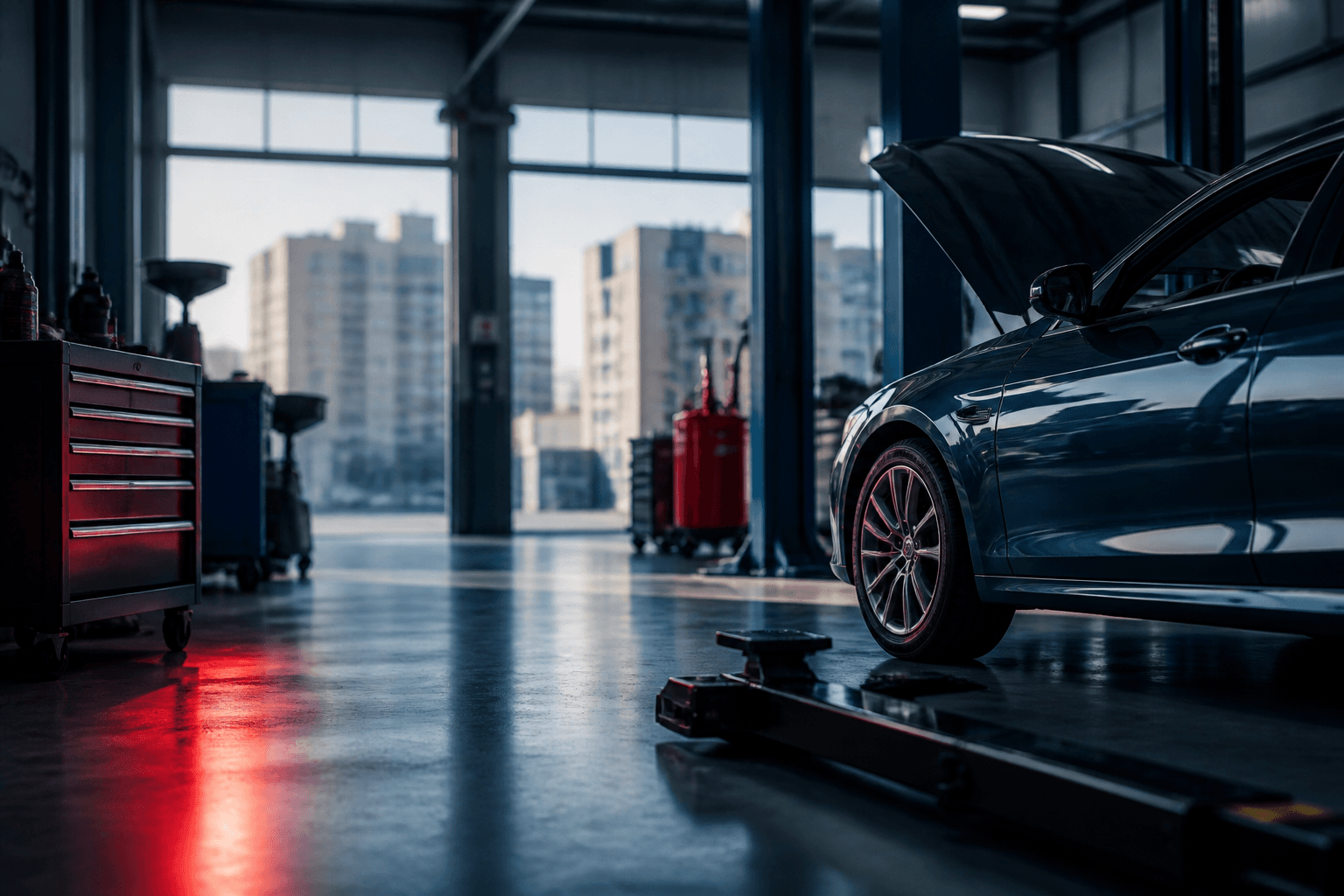 Nashwan Cars Service Center workshop
